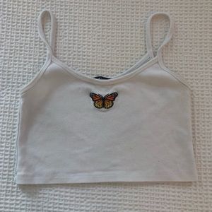 cropped brandy melville tank